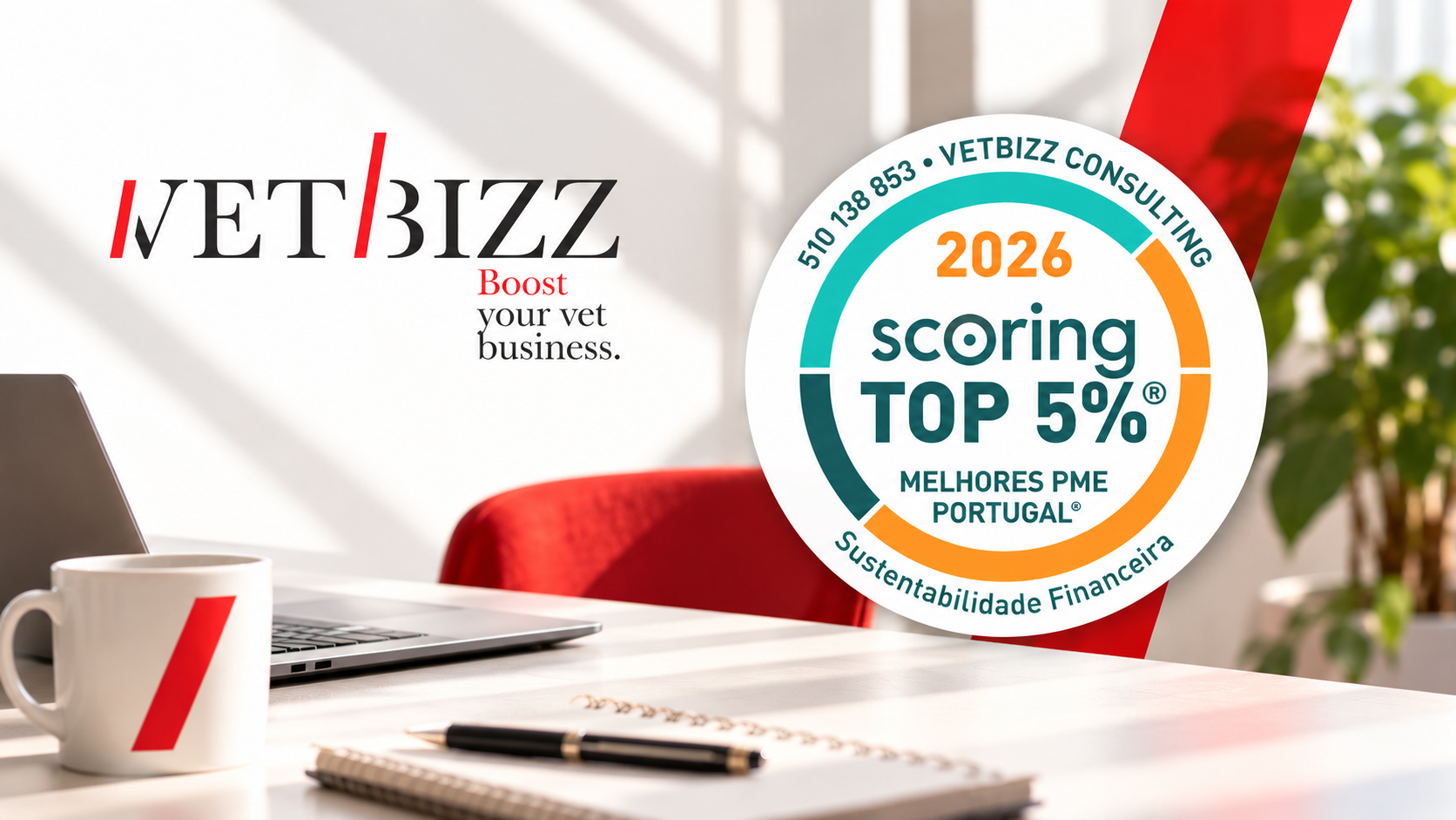 Melhores PME Portugal - VetBizz no Top 5% pelo Scoring 2026